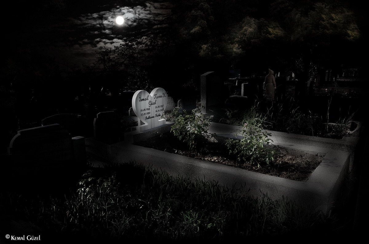 Friedhof in der Nacht ......