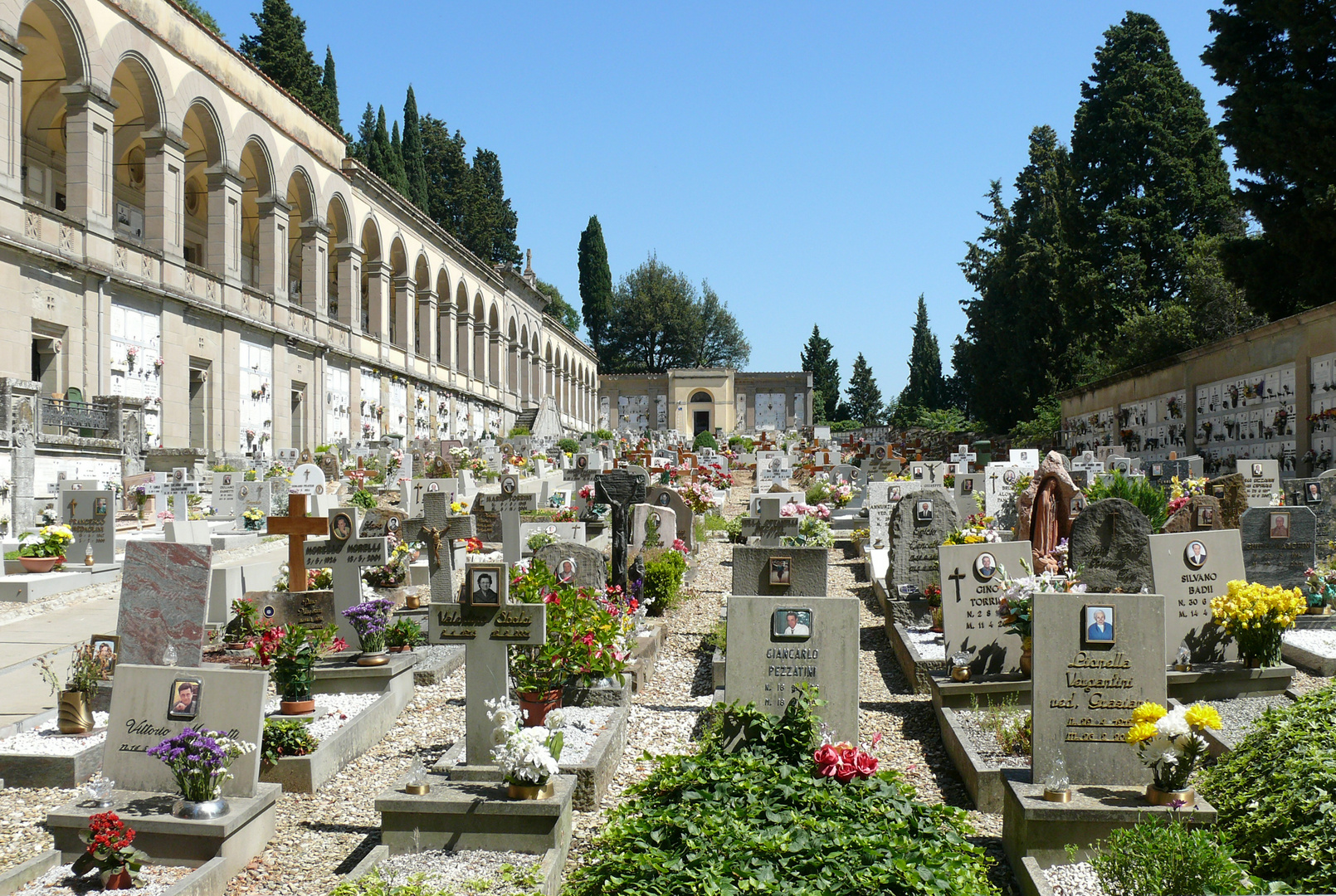 Friedhof in Fiesole (Toskana)