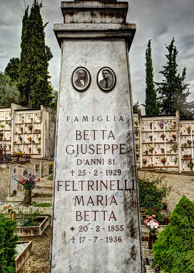 Friedhof in Gardone am Gardasee