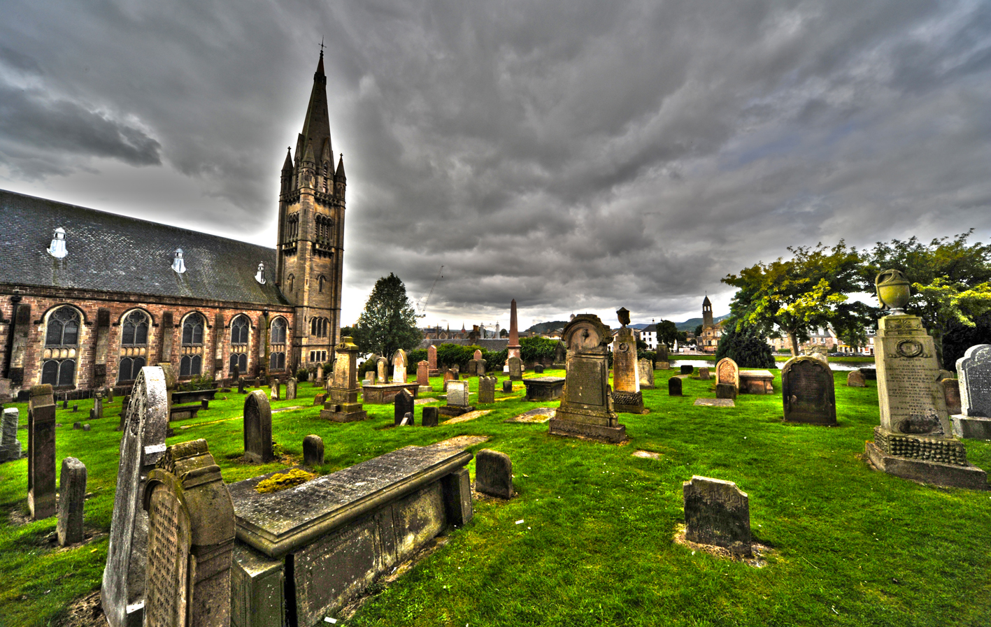 Friedhof in Invergordon - Schottland