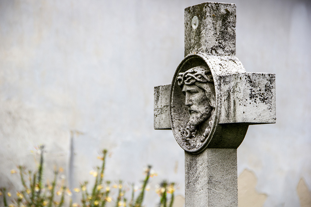 Friedhof - Kirche in Ludwigsdorf bei Görlitz