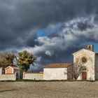 Friedhof mit kleiner Kapelle von San Savino