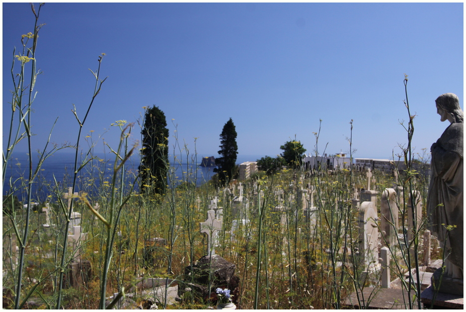 Friedhof mit Meerblick I