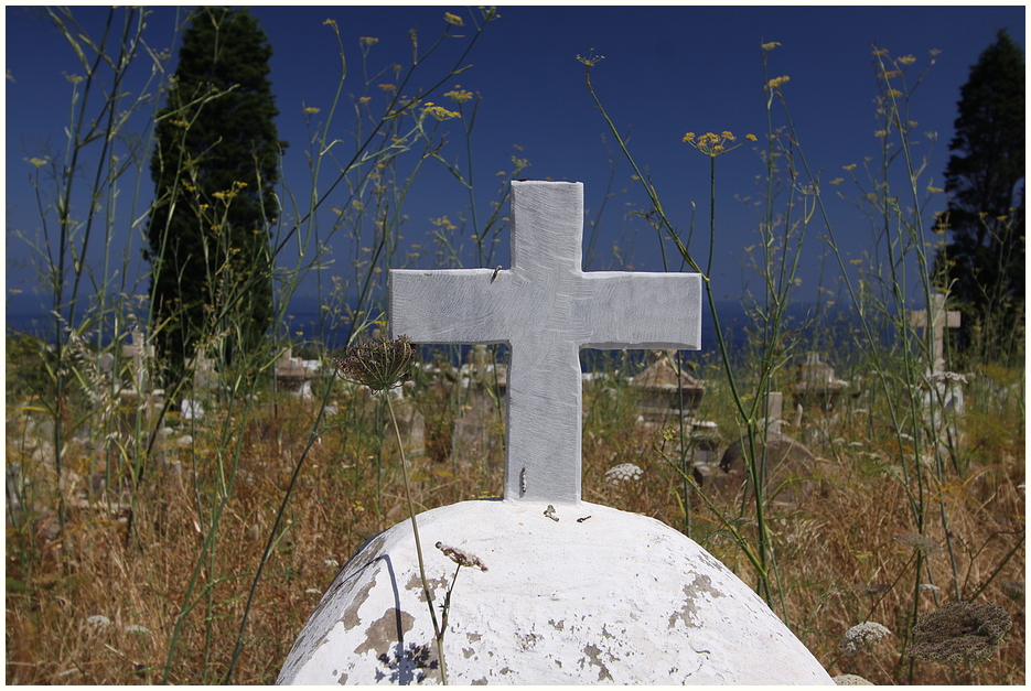 Friedhof mit Meerblick I