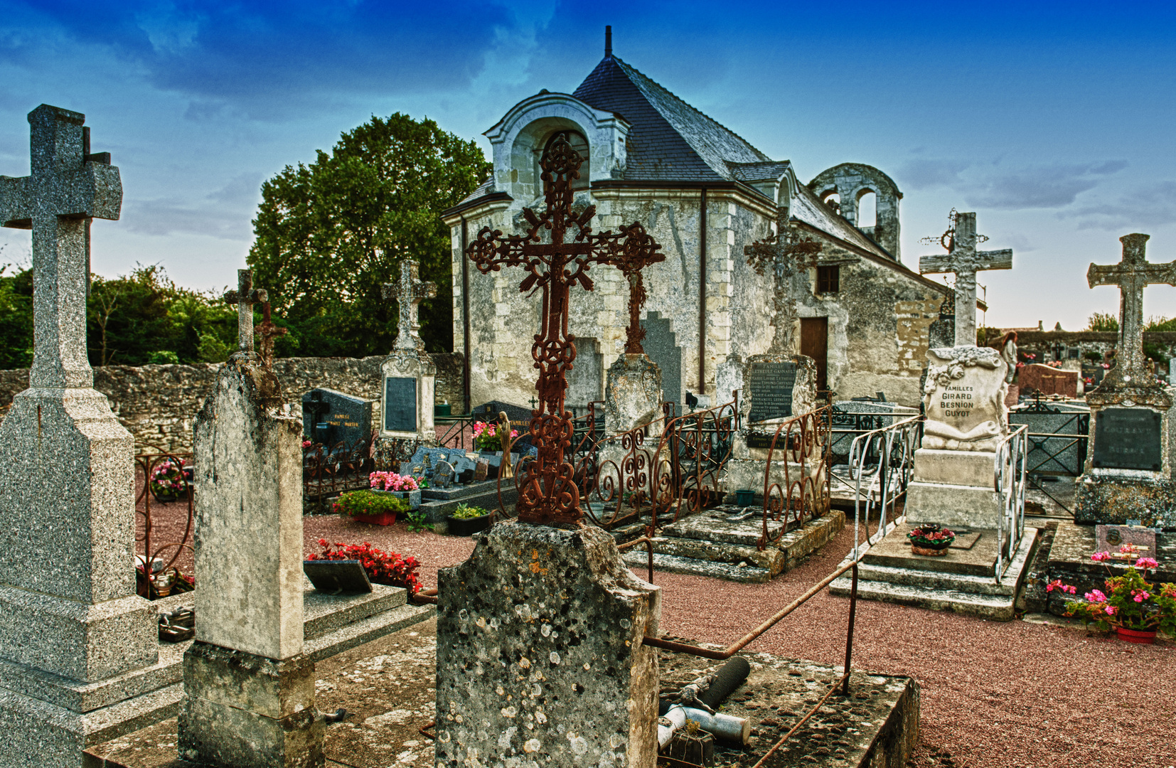 Friedhof Rochemenier Frankreich