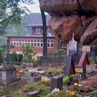 Friedhof und Bergrestaurant