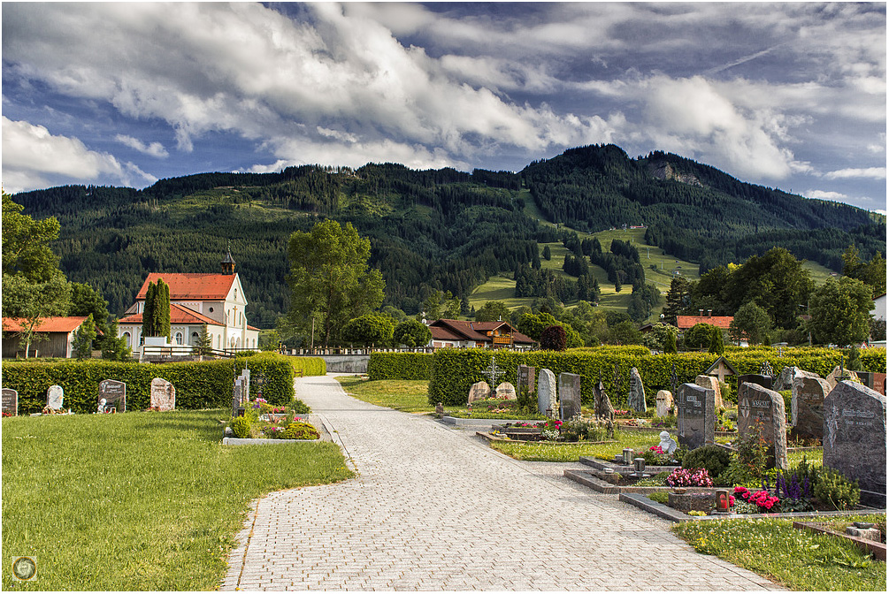 Friedhof von Nesselwang!