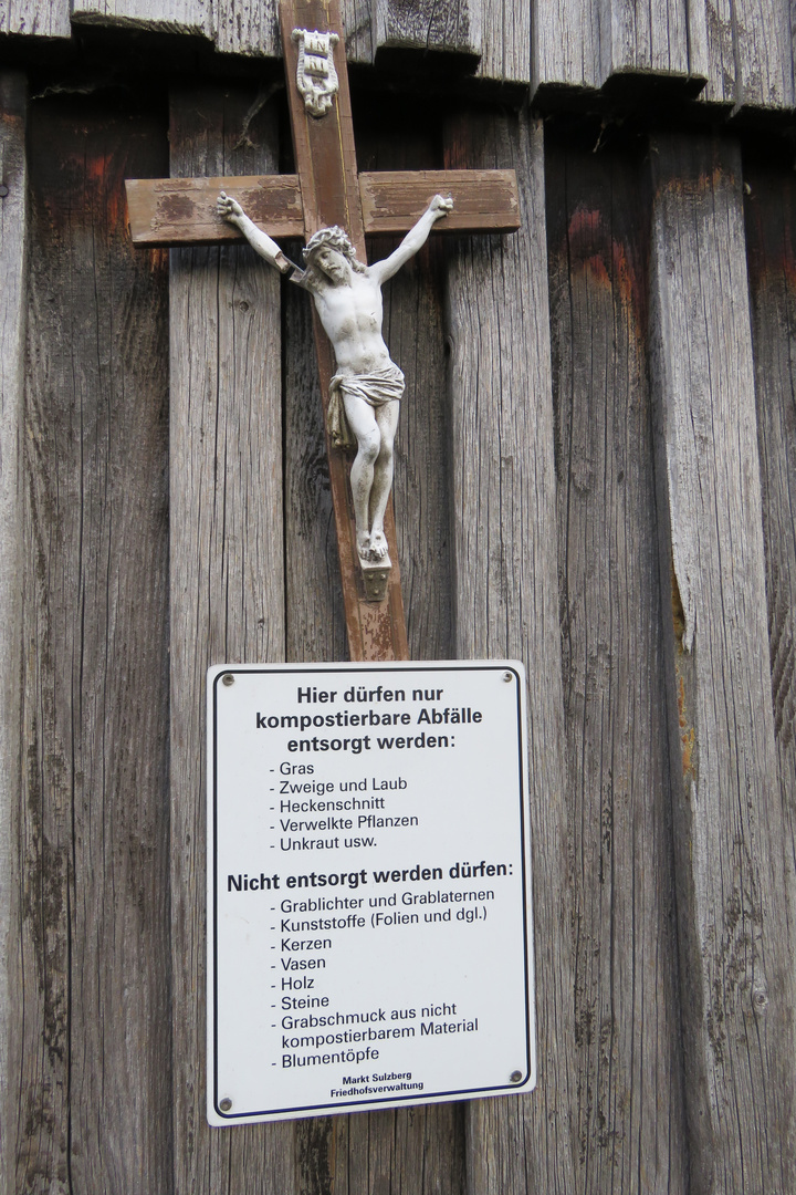 Friedhofsordnung abendländisch-christlich