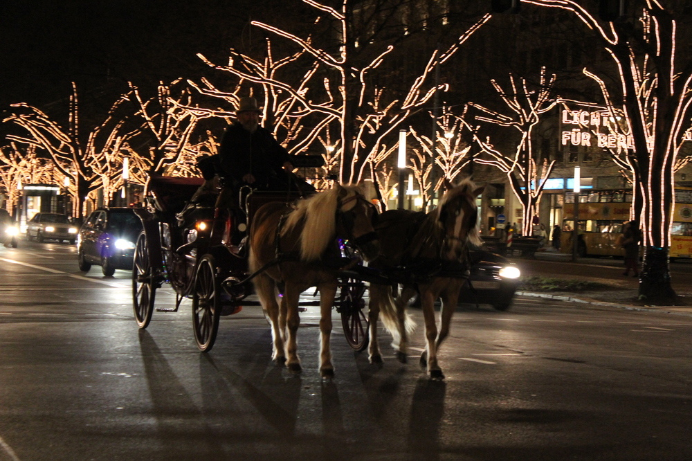 Friedichstraß di notte, a Natale...!