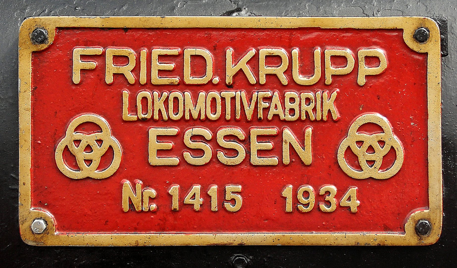 FRIED.KRUPP LOKOMOTIVFABRIK ESSEN Nr.1415      1934