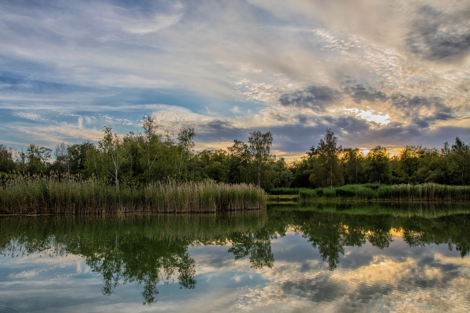 friedliche Abendstimmung