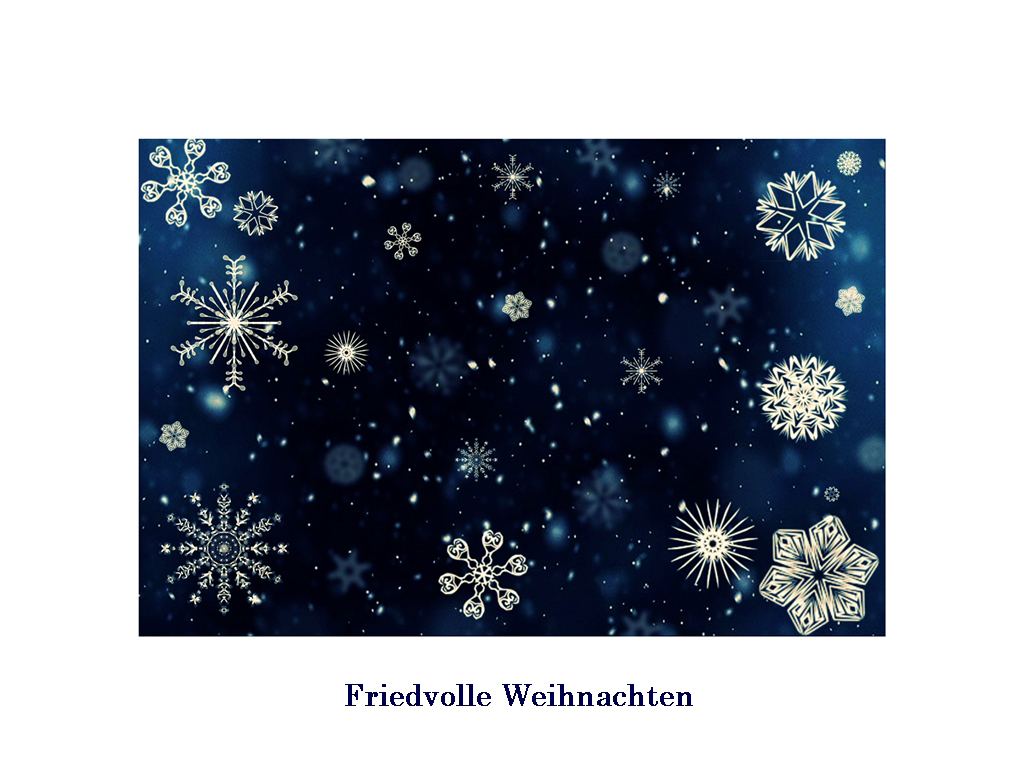 Friedliche Weihnachten