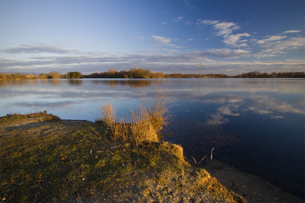 Friedliche Weite am See