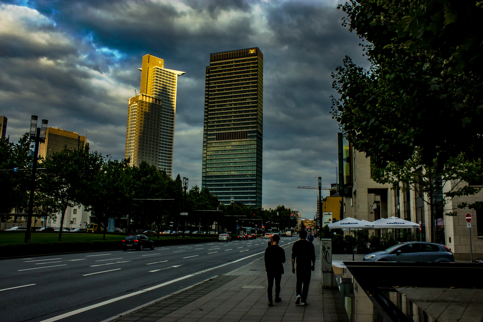 Friedrich Ebert Anlage, Frankfurt am Main Foto & Bild city, street