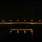 Friedrich Ebert Brücke bei Nacht