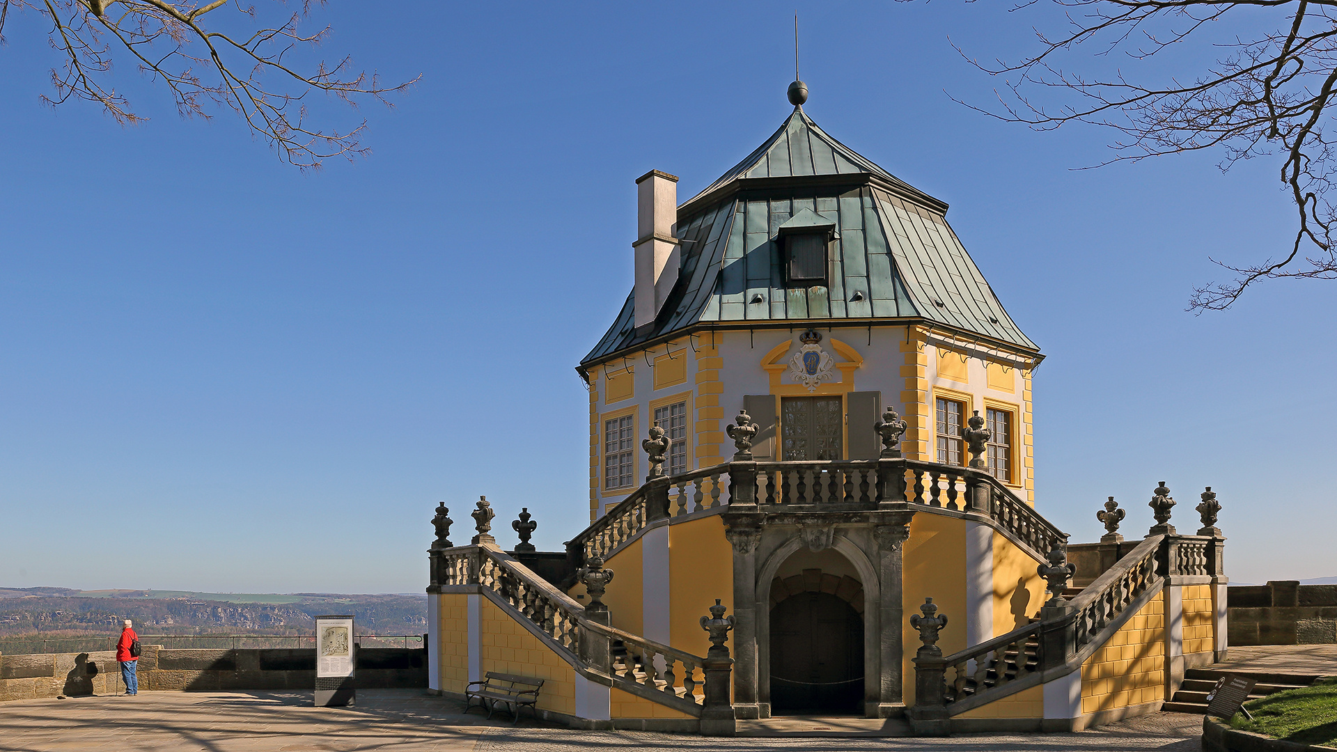 Friedrichschlösschen auf der Festung Königstein mal ganz groß...