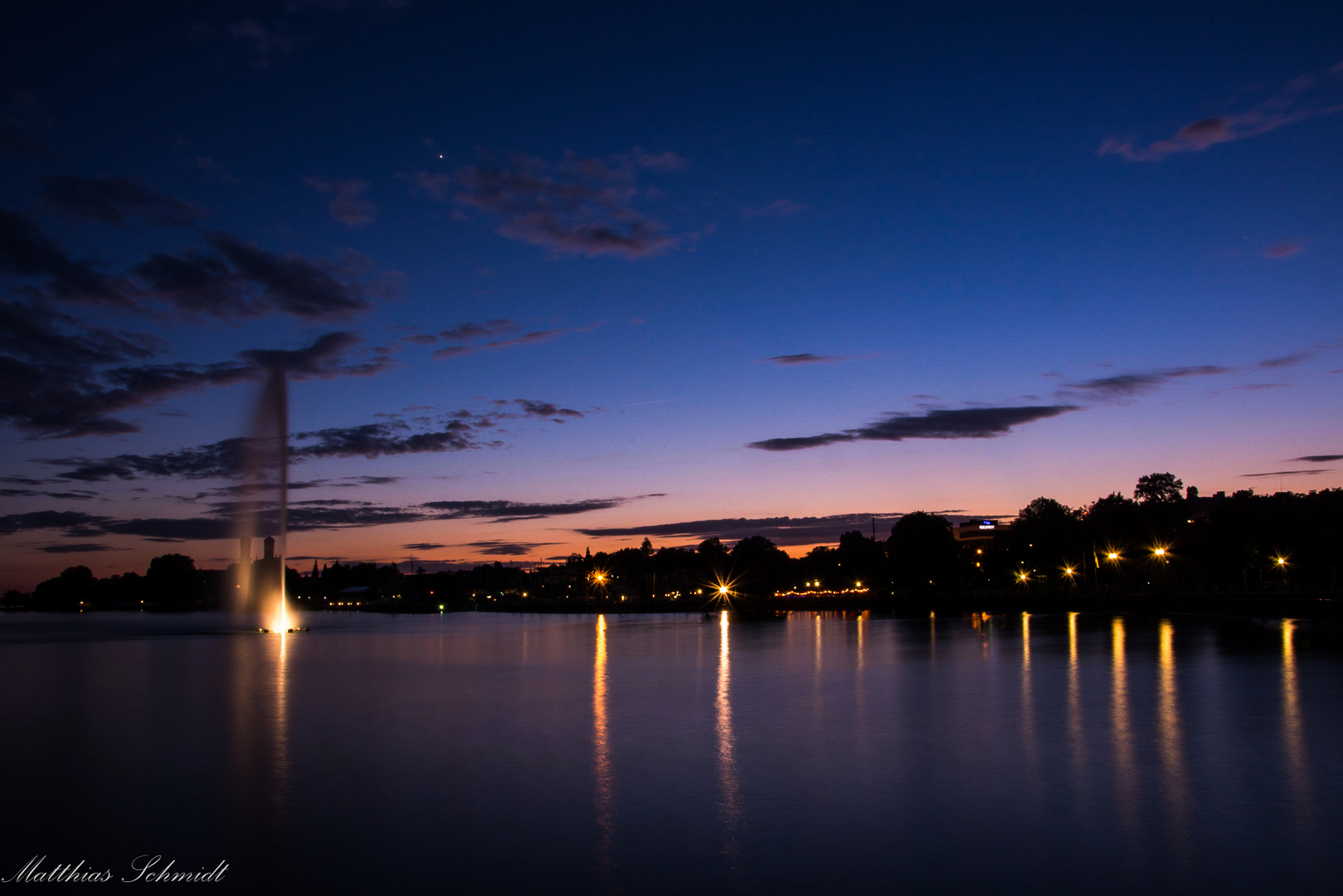 Friedrichshafen, when the night comes