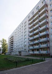 Friedrichshain - Karl Marx Allee - "Plattenbau" (GDR Flats build up by prefab elements) - 01