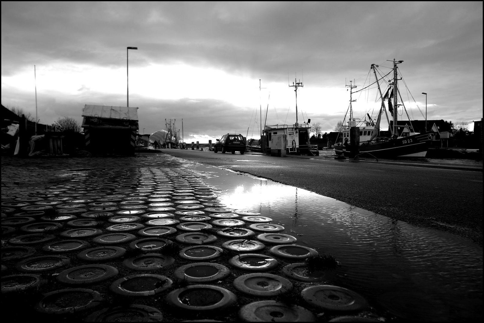 friedrichskoog am hafen..