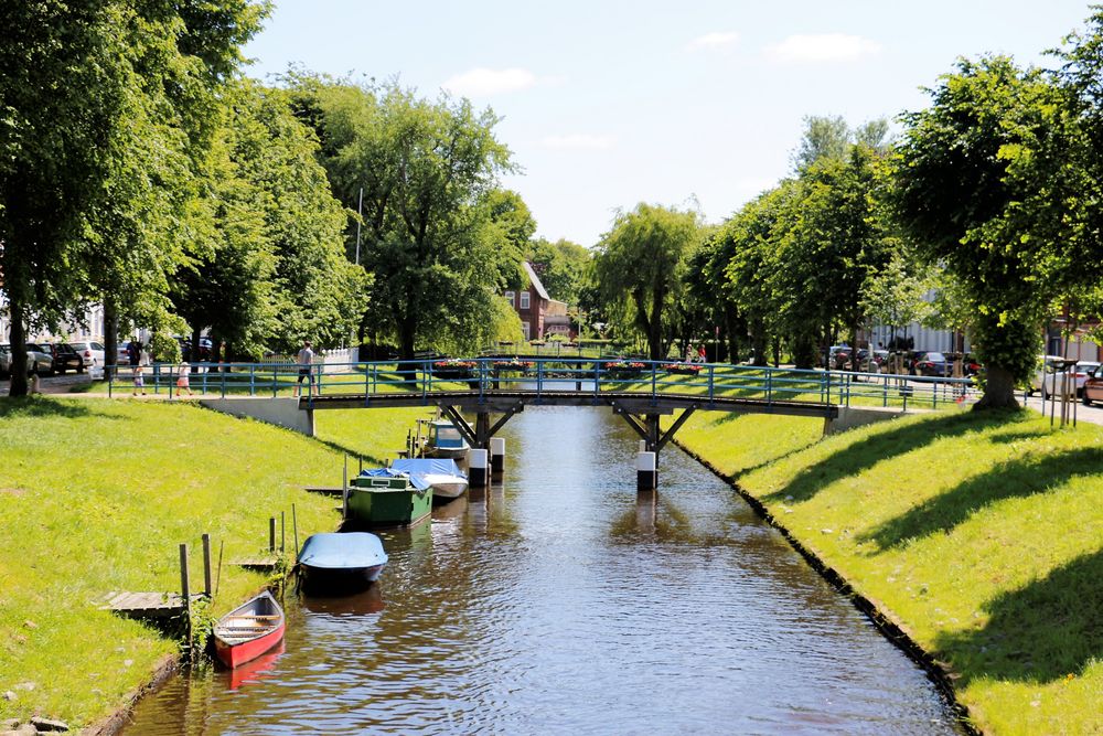 Friedrichstadt im Sommer .