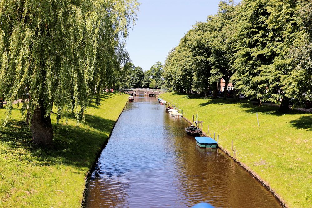 Friedrichstadt im Sommer .