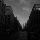 Friedrichstraße Berlin mit Blick in Richtung Baustelle Ecke Unter den Linden