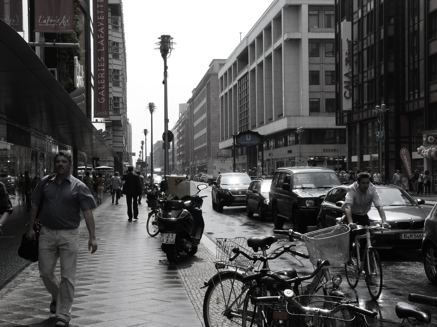 Friedrichstraße in Berlin, irgendwann im Juni 2011.