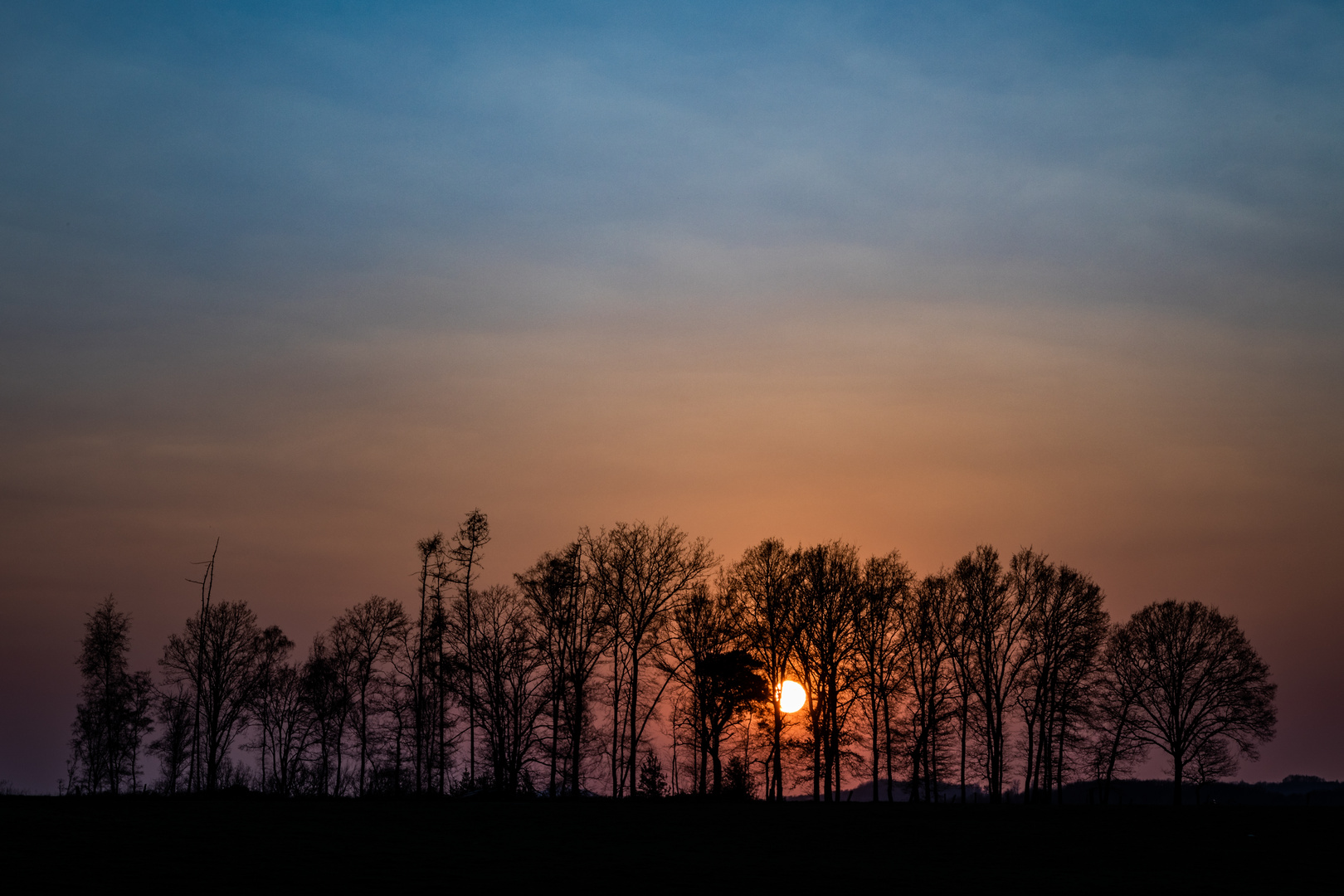 Friedvolle Abendstimmung