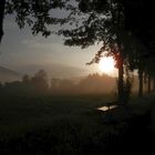 Friedvolle Abendstimmung im Sauerland