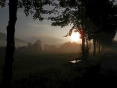 Friedvolle Abendstimmung im Sauerland