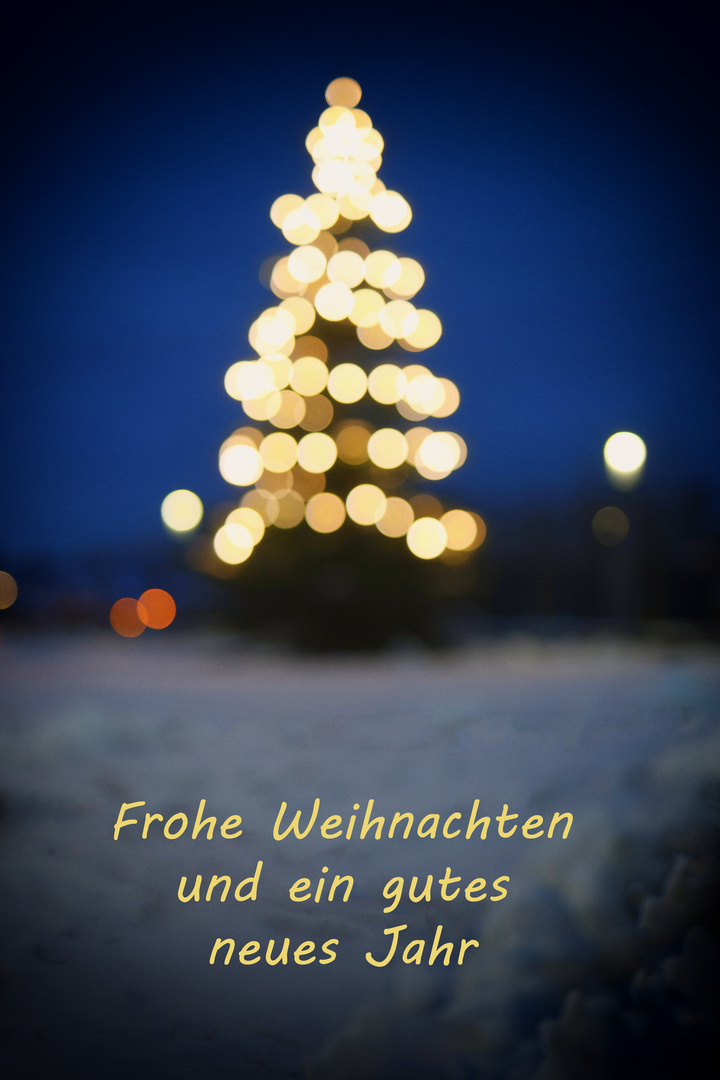 Friedvolle Weihnachten, tolle Motive, immer gutes Licht und ein gutes neues Jahr