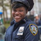 Friendly New York Police Officer