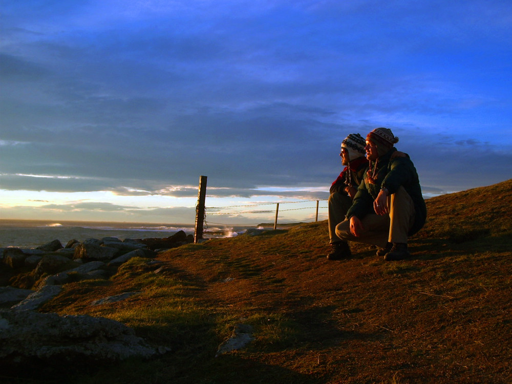 Friends oder Am Southern most point of the south island of New Zealand