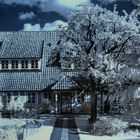 Friesenhaus im Alten Land infrared