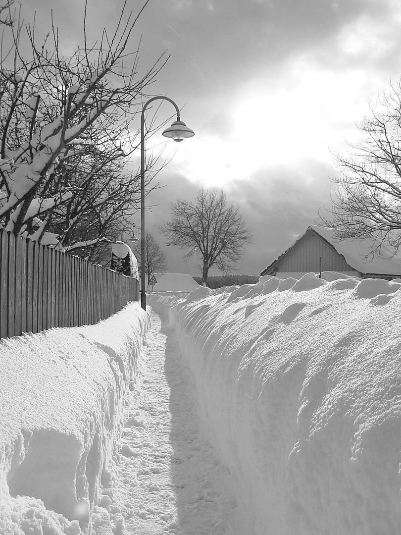 Friesenhofen im Schnee