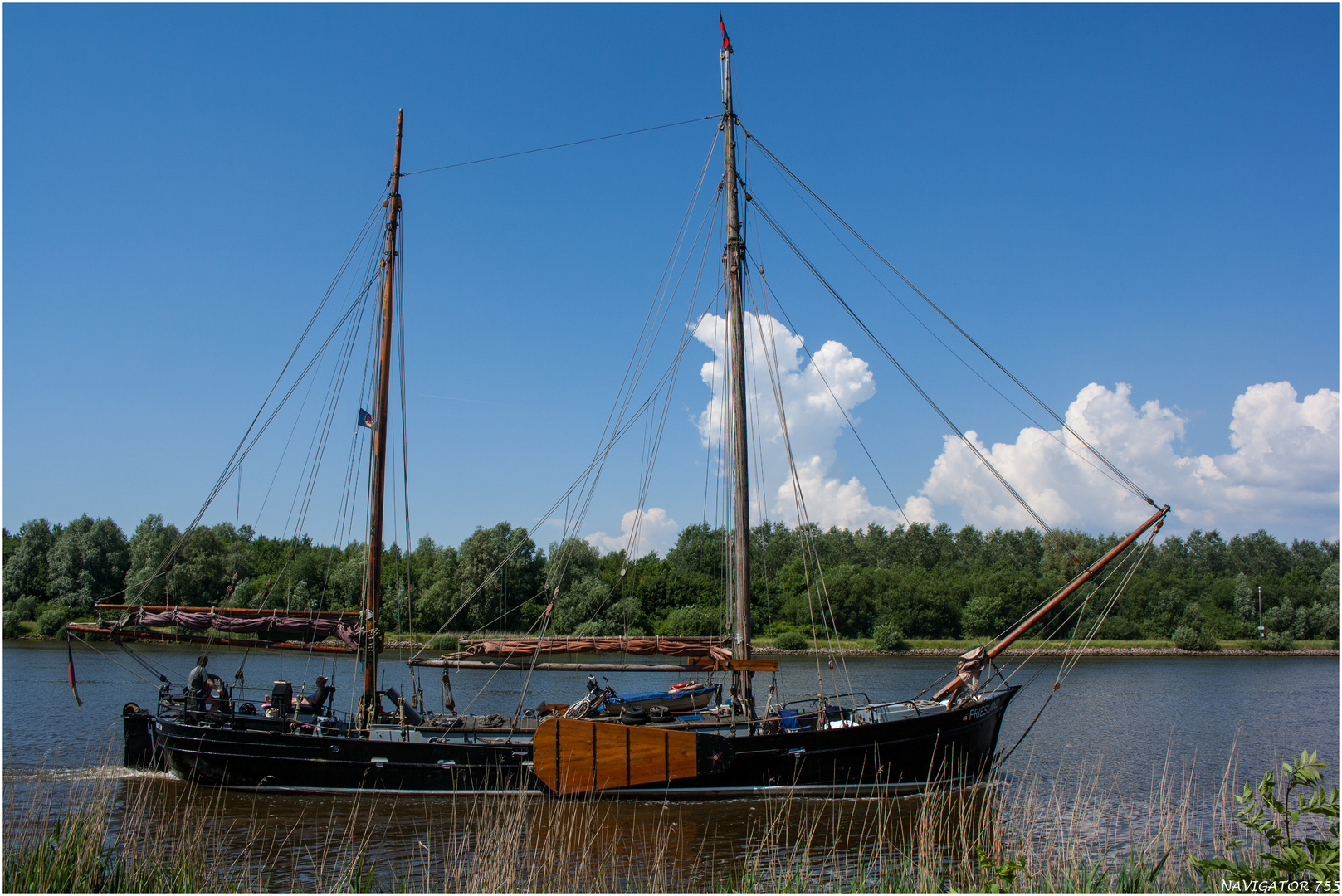 FRIESLAND / plattbodenschiff / NOK / germany  