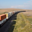 Fright train in Browning, Montana