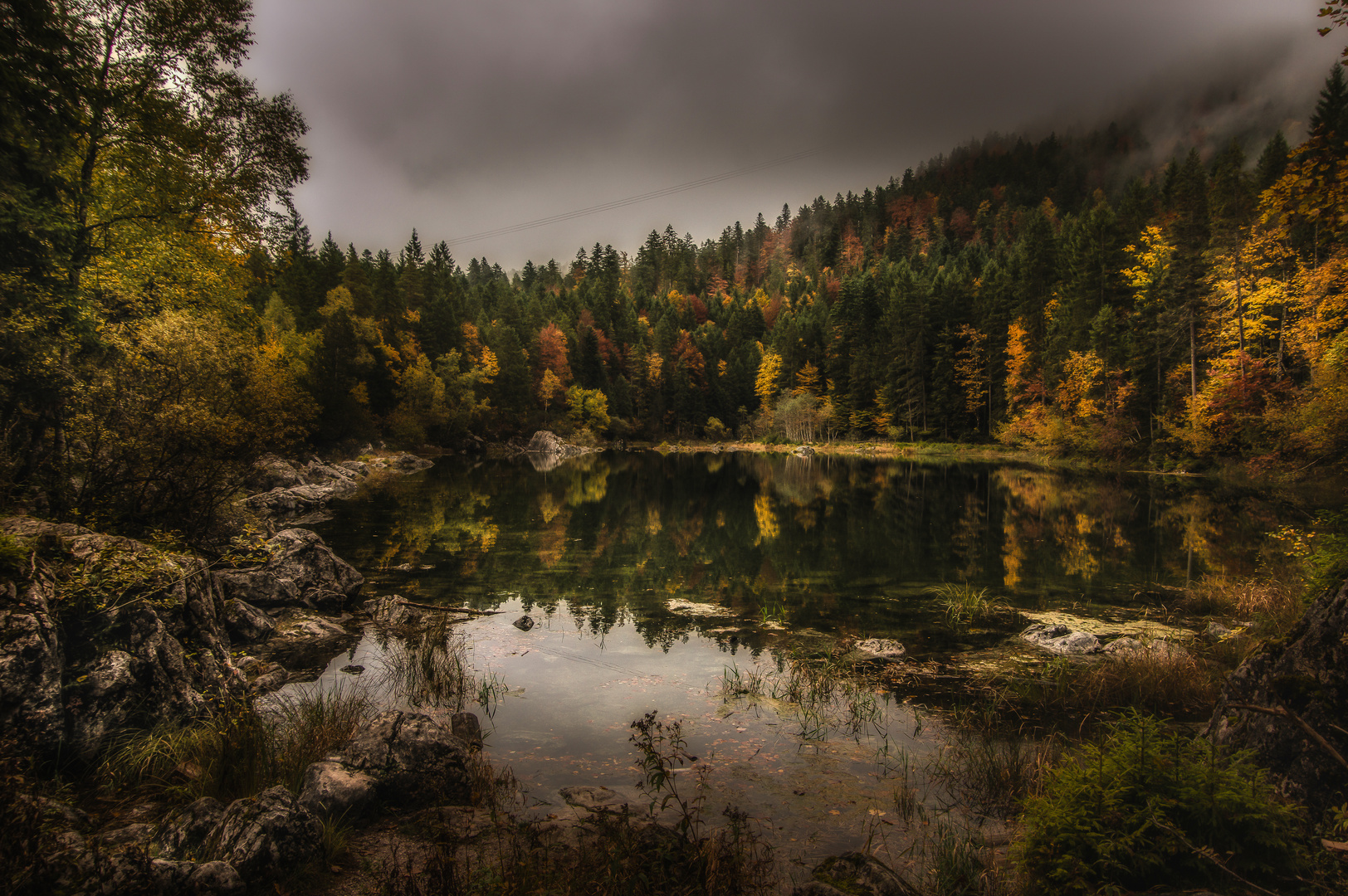 Frillensee im Regen