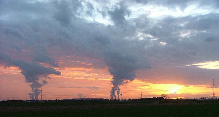 Frimmersdorf in the evening