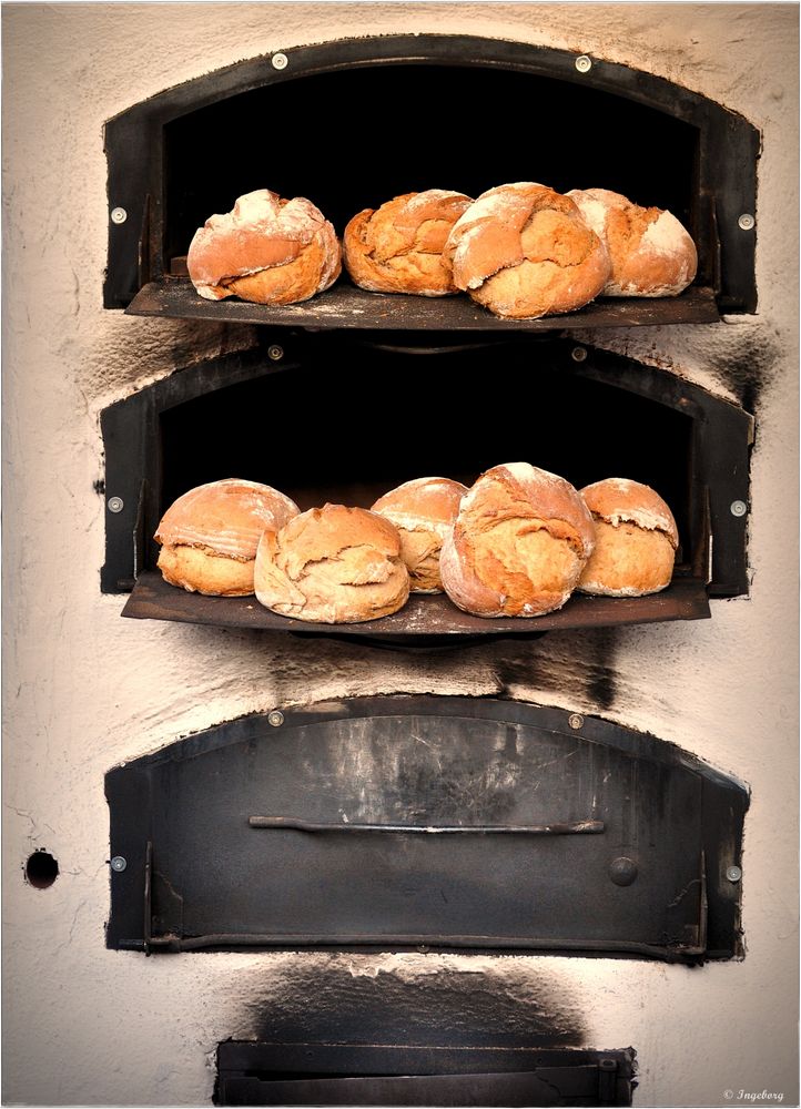 frisch gebackenes Brot