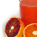 Frisch gepresste (Blut-) Orange