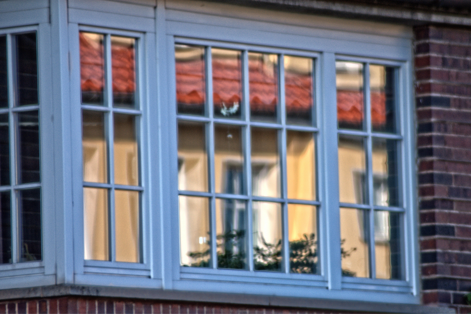 Frisch geputzte Fenster spiegeln ganz besonders gut