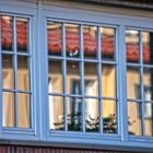 Frisch geputzte Fenster spiegeln ganz besonders gut