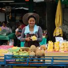 Frische Ananas in Bangkok