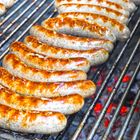 Frische Bratwurst vom Grill