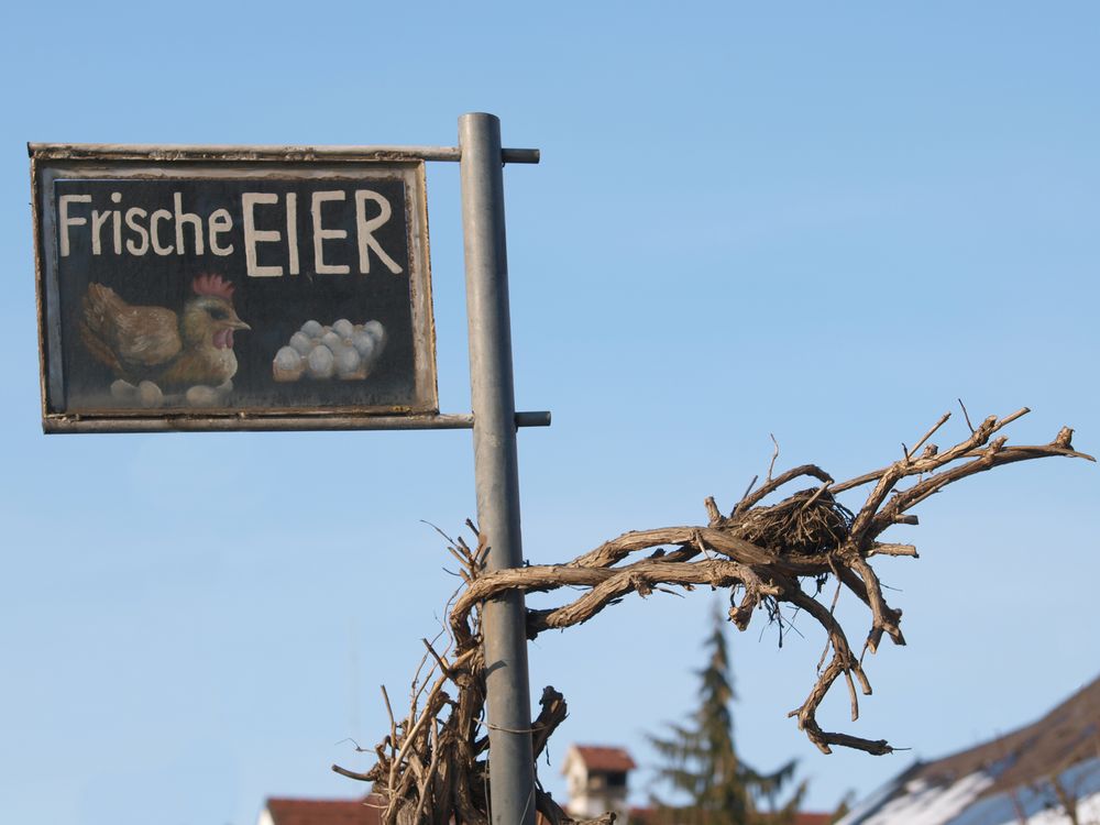 Frische Eier oder Ostern naht!