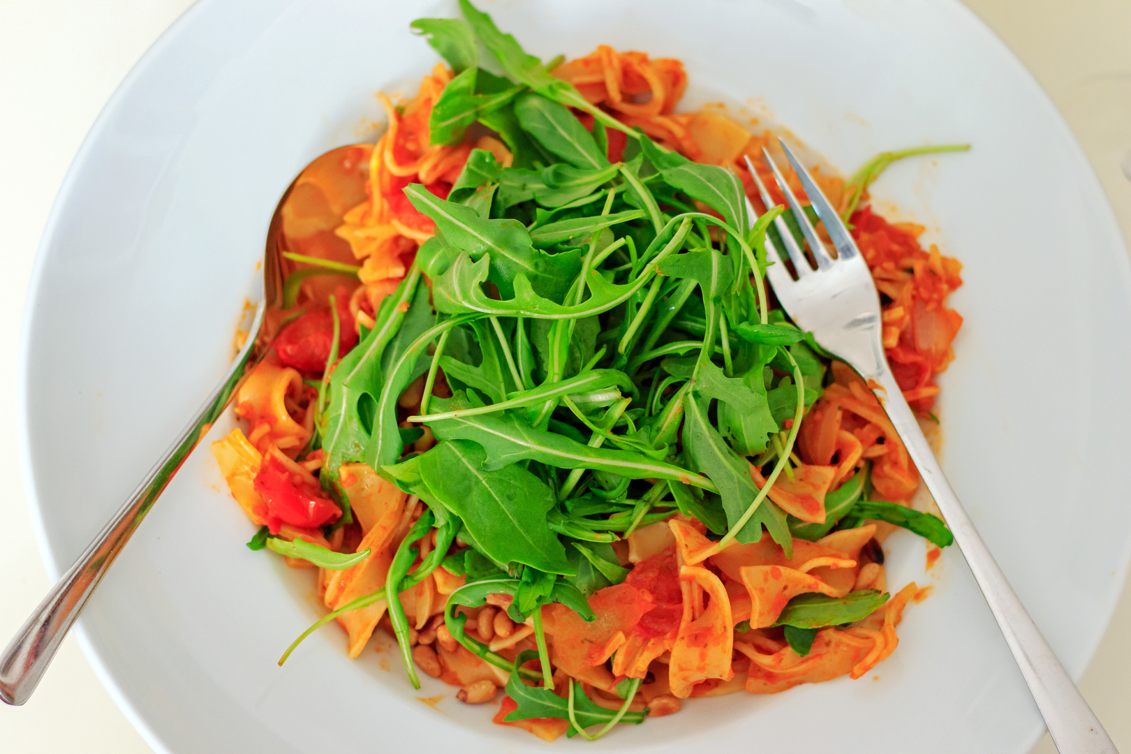 Frische Pasta mit Rucola Foto &amp; Bild | stillleben, food-fotografie ...