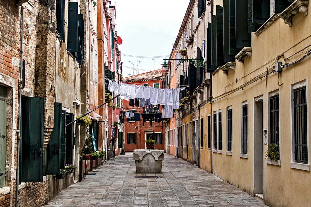 Frische Wäsche in Venedig