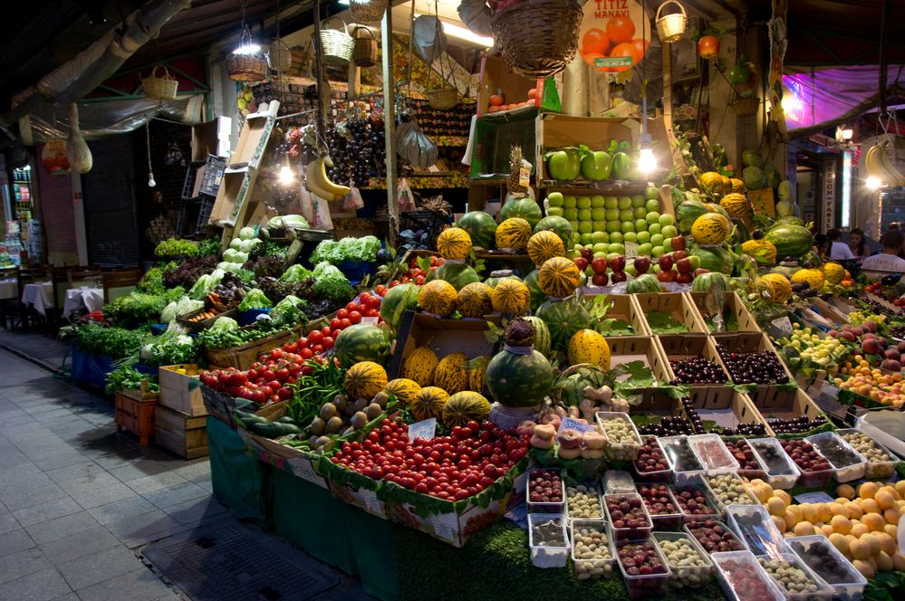 Frisches Obst und Gemüse