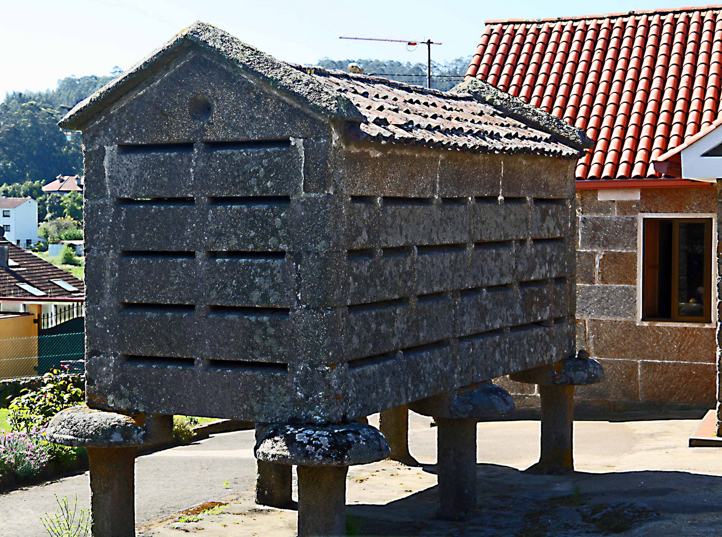 Frischhalte Häuser in Spanien.